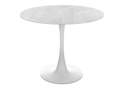 Стеклянный стол Tulip 90x74 super white glass 15769-mwdvl