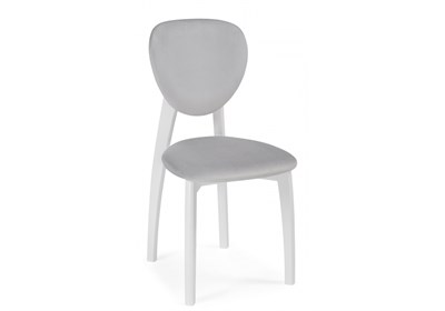 Деревянный стул Вакимо ткань tenerife silver / белый 615247-mwdvl