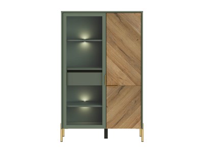 Шкаф с подсветкой Siena REG1W1D/140 10950-BRWby