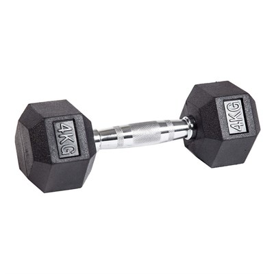 Гантель гексагональная обрезиненная PROFI-FIT  4 кг арт-nlz8simdnvyt-tmzspr
