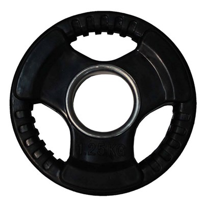 Диск обрезиненный (три хвата, черный) D51 мм PROFI-FIT  1,25 кг арт-pa7r1kwfqx7x-tmzspr