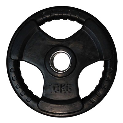 Диск обрезиненный (три хвата, черный) D51 мм PROFI-FIT 10 кг арт-bfqqrtlwjw8c-tmzspr