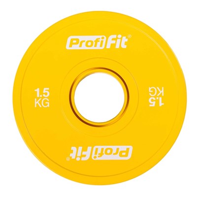 Диск профессиональный обрезиненный (цветной) D51 мм PROFI-FIT 1,5 кг 5856caf0-8f2a-11ee-baae-00155d019500-tmzspr