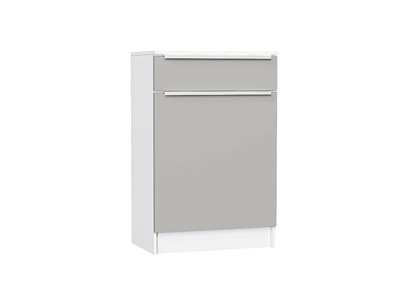 Тумба Стиль ТБ-601 с ящиком Белый, Silky Light Grey sppr5VVTtoAR68710