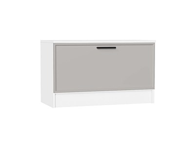 Тумба Стиль ТБ-800 Белый, Grey Silk, Фрейм sppr5VVTtoAR74502