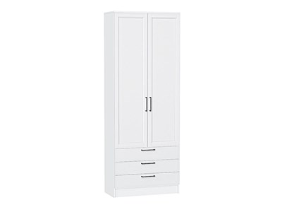 Шкаф двухстворчатый Стиль ШК-803 с ящиками Белый, White Silkwood sppr5VVTtoAR74538