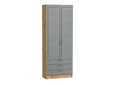 Шкаф двухстворчатый Стиль ШК-803 с ящиками Дуб Вотан, Grey Softwood sppr5VVTtoAR65667