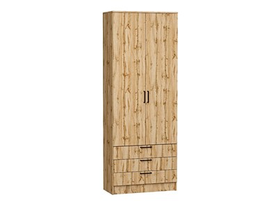 Шкаф двухстворчатый Стиль ШК-803 с ящиками Дуб Вотан, Wotan Oak 2S sppr5VVTtoAR59876