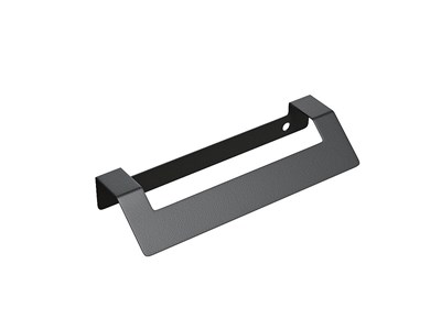 Ручка торцевая мебельная СТ-3,  Сталь,    Матовый черный    124*40*20 sppr5VVTtoAR086-0053 (51885)
