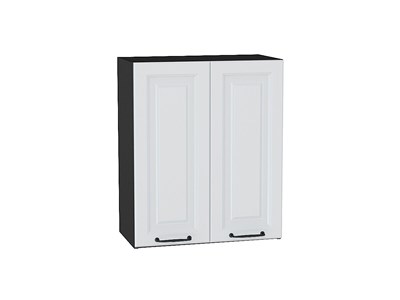 Кухонный  Шкаф верхний с 2-мя дверцами Ницца Graphite, Blanco, 720, 600, каркас ЛДСП  Graphite, фасад МДФ  Blanco,  716*600*318 sppr5VVTtoAR44255