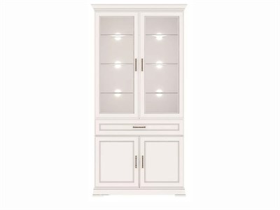 Шкаф-витрина Флоренция REG2W2D1S с подсветкой 28321001BRWby