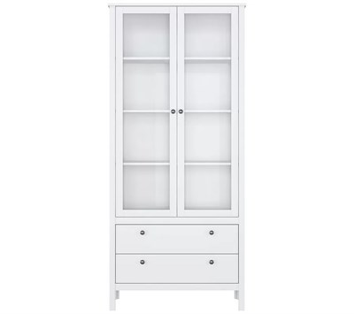 Шкаф-витрина Ева (Хельга) REG2W2S белый BRW70003899-blBRWl