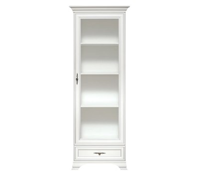 Шкаф-витрина Кентаки REG1W1S белый BRW00009812-blBRWl