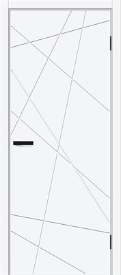 Межкомнатная дверь 200*70, Граффити-5.Д.П, White Silk , ПЭТ sp2510BR_169-0182