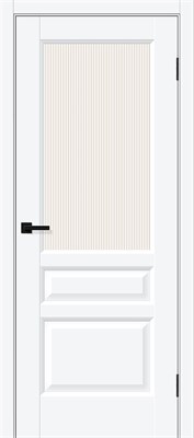 Межкомнатная дверь 200*80, Неоклассик-35, White Silk / Magic Moru , ПЭТ sp2510BR_169-0410