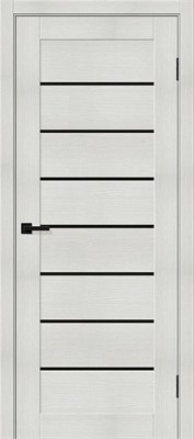 Межкомнатная дверь 200*70, Браво-22, Bianco Melinga / Black Shine , Эко Шпон sp2510BR_153-7543