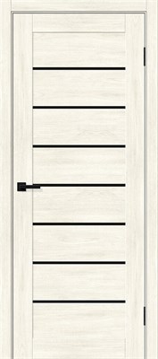 Межкомнатная дверь 200*80, Браво-22, Nordic Oak / Black Shine , Эко Шпон sp2510BR_153-4382