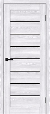 Межкомнатная дверь 200*80, Браво-22, Riviera Ice / Black Shine , Эко Шпон sp2510BR_153-4390