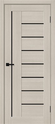 Межкомнатная дверь 200*90, Браво-29, Cream Melinga / Black Shine , Эко Шпон sp2510BR_153-7585