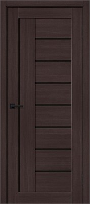 Межкомнатная дверь 200*60, Браво-29, Wenge Melinga / Black Shine , Эко Шпон sp2510BR_153-4359