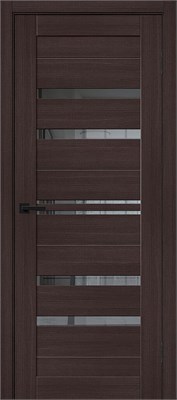 Межкомнатная дверь 200*60, Браво-30, Wenge Melinga / Mirox Grey , Эко Шпон sp2510BR_153-1308