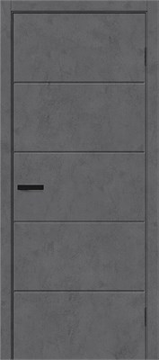 Межкомнатная дверь 200*60, Граффити-1.Д, Slate Art , Эко Шпон sp2510BR_153-1715