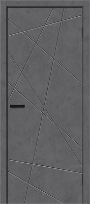 Межкомнатная дверь 200*80, Граффити-5.Д, Slate Art , Эко Шпон sp2510BR_153-1680