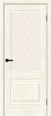 Межкомнатная дверь 200*80, Прима-3, Nordic Oak / White Сrystal , Эко Шпон sp2510BR_153-0590