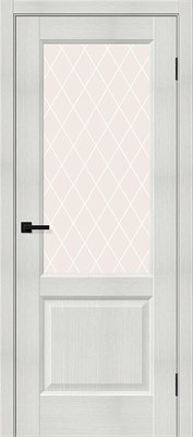 Межкомнатная дверь 200*90, Неоклассик-33, Bianco Melinga / White Сrystal , Эко Шпон sp2510BR_153-7335