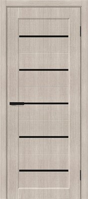 Межкомнатная дверь 200*90, Мода-22 Black Line, Cappuccino Melinga , Эко Шпон sp2510BR_153-1344