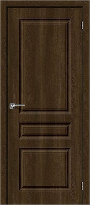 Межкомнатная дверь 200*90, Скинни-14, Dark Barnwood , Винил sp2510BR_146-0218