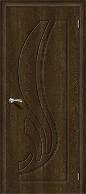 Межкомнатная дверь 200*70, Лотос-1, Dark Barnwood , Винил sp2510BR_146-0240