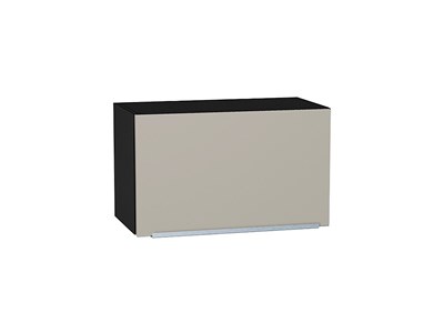 Шкаф верхний горизонтальный Фьюжн Graphite, Silky Grey, 360, 600 В*Ш*Г 358*600*320, фасад МДФ  Silky Grey, корпус  Graphite ms2510VVT_51920