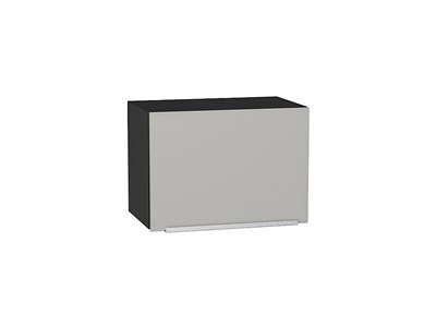 Шкаф верхний горизонтальный Фьюжн Graphite, Silky Light Grey, 360, 500 В*Ш*Г 358*500*320, фасад МДФ  Silky Light Grey, корпус  Graphite ms2510VVT_66562