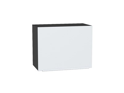 Шкаф верхний горизонтальный Фьюжн Graphite, Silky White, 460, 600 В*Ш*Г 458*600*318, фасад МДФ  Silky White, корпус  Graphite ms2510VVT_57212