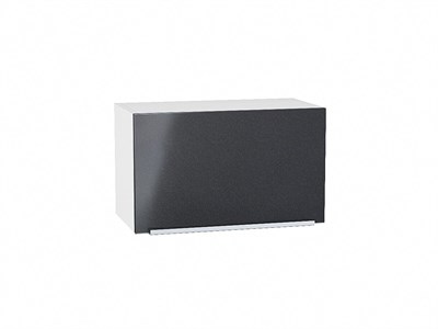 Шкаф верхний горизонтальный Фьюжн Белый, Anthracite, 360, 600 В*Ш*Г 358*600*320, фасад МДФ  Anthracite, корпус  Белый ms2510VVT_36735