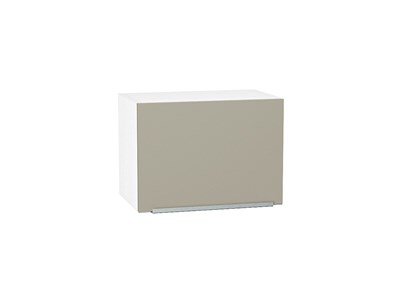 Шкаф верхний горизонтальный Фьюжн Белый, Silky Grey, 360, 500 В*Ш*Г 358*500*320, фасад МДФ  Silky Grey, корпус  Белый ms2510VVT_51877