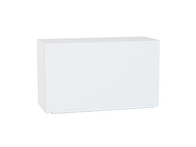 Шкаф верхний горизонтальный Фьюжн Белый, Silky White, 460, 800 В*Ш*Г 458*800*318, фасад МДФ  Silky White, корпус  Белый ms2510VVT_57189