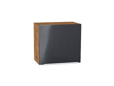 Шкаф верхний горизонтальный Фьюжн Дуб Вотан, Anthracite, 460, 500 В*Ш*Г 458*500*318, фасад МДФ  Anthracite, корпус  Дуб Вотан ms2510VVT_60676