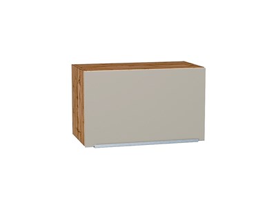 Шкаф верхний горизонтальный Фьюжн Дуб Вотан, Silky Grey, 360, 600 В*Ш*Г 358*600*320, фасад МДФ  Silky Grey, корпус  Дуб Вотан ms2510VVT_60649