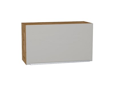 Шкаф верхний горизонтальный Фьюжн Дуб Вотан, Silky Light Grey, 460, 800 В*Ш*Г 458*800*318, фасад МДФ  Silky Light Grey, корпус  Дуб Вотан ms2510VVT_66561