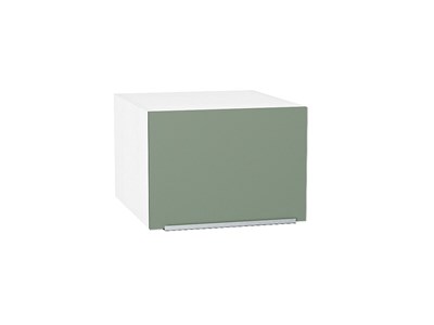 Шкаф верхний горизонтальный глубокий Фьюжн Белый, Silky Mint, 500 В*Ш*Г 358*500*576, фасад МДФ  Silky Mint, корпус  Белый ms2510VVT_51852