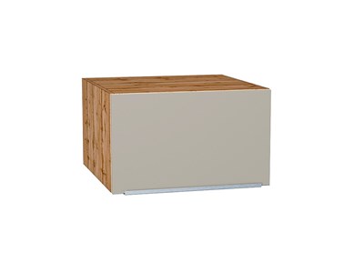 Шкаф верхний горизонтальный глубокий Фьюжн Дуб Вотан, Silky Grey, 600 В*Ш*Г 358*600*576, фасад МДФ  Silky Grey, корпус  Дуб Вотан ms2510VVT_60622