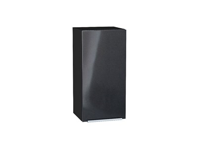 Шкаф верхний с 1-ой дверцей Фьюжн Graphite, Anthracite, 720, 350 В*Ш*Г 716*350*320, фасад МДФ  Anthracite, корпус  Graphite ms2510VVT_65124