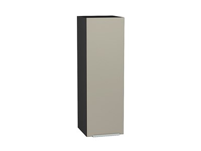 Шкаф верхний с 1-ой дверцей Фьюжн Graphite, Silky Grey, 920, 300 В*Ш*Г 920*300*320, фасад МДФ  Silky Grey, корпус  Graphite ms2510VVT_51994