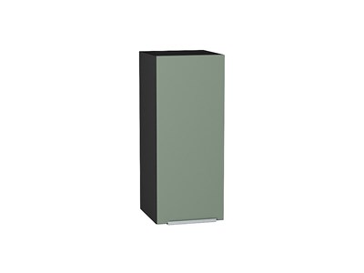 Шкаф верхний с 1-ой дверцей Фьюжн Graphite, Silky Mint, 720, 300 В*Ш*Г 716*300*320, фасад МДФ  Silky Mint, корпус  Graphite ms2510VVT_51953