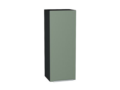 Шкаф верхний с 1-ой дверцей Фьюжн Graphite, Silky Mint, 920, 350 В*Ш*Г 920*350*320, фасад МДФ  Silky Mint, корпус  Graphite ms2510VVT_65107