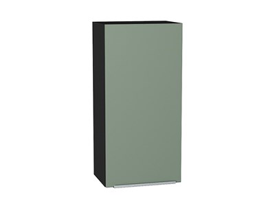Шкаф верхний с 1-ой дверцей Фьюжн Graphite, Silky Mint, 920, 450 В*Ш*Г 920*450*320, фасад МДФ  Silky Mint, корпус  Graphite ms2510VVT_52014