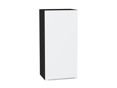 Шкаф верхний с 1-ой дверцей Фьюжн Graphite, Silky White, 920, 450 В*Ш*Г 920*450*320, фасад МДФ  Silky White, корпус  Graphite ms2510VVT_51971
