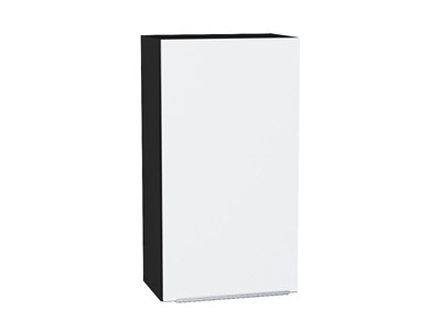 Шкаф верхний с 1-ой дверцей Фьюжн Graphite, Silky White, 920, 500 В*Ш*Г 920*500*320, фасад МДФ  Silky White, корпус  Graphite ms2510VVT_51972